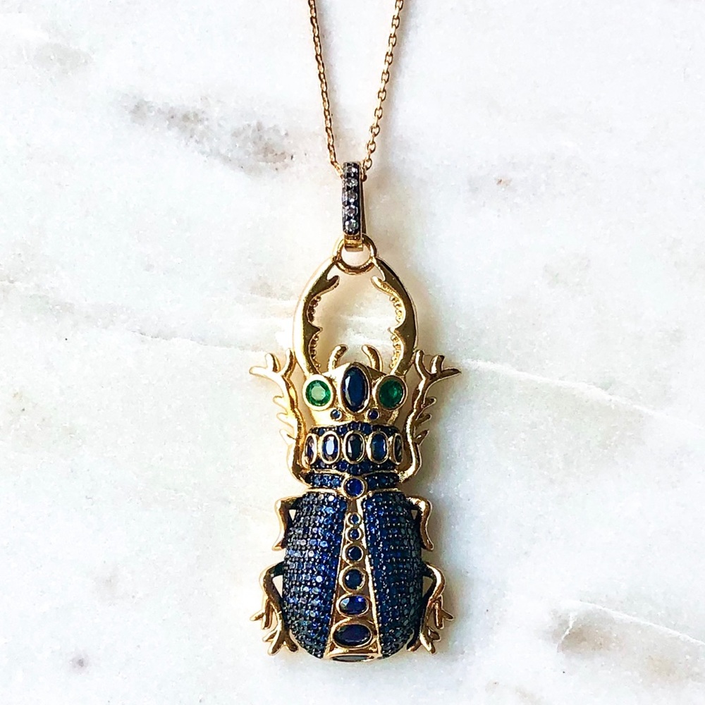 Beetle Necklace